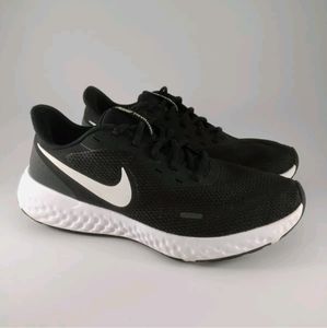 Nike Revolution 5 Men's Running Shoes Sz 8 W Black Sneakers